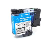 Cartucho de Tinta de inyección de Tinta LC521 521, Compatible con Brother DCP J1260W J1310DW J1360DW J1460DW J1313DW 1260 1360 1460 Impresora de inyección de Tinta(1pcs C)