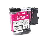 Cartucho de Tinta de inyección de Tinta LC521 521, Compatible con Brother DCP J1260W J1310DW J1360DW J1460DW J1313DW 1260 1360 1460 Impresora de inyección de Tinta(1pcs M)