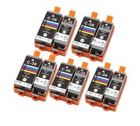 Cartucho de Tinta de inyección de Tinta PGI-35 PGI35 PGI-35BK CLI-36 CLI36 Compatible con Canon PIXMA IP100 IP110 IP100B TR150 Mini 260 320(5SET)