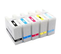 Cartucho de Tinta de Pigmento con Chip Compatible con SC-P708 P908 Impresora Tinta T47A T47A1 T47A2 T47A3 T47A4 T47A5 T47A8 T47A9 T47AD(T47A1-MBK)