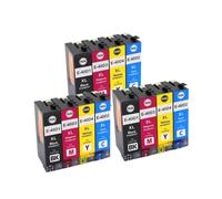 Cartucho de Tinta de Pigmento de inyección de Tinta for Impresora Compatible con 4 Colores T40D1 T40D2 T40D3 T40D4, Compatible con Epson SureColor SC-T2100 SC-T3100 SC-T5100ink(T40D1-4 3set)