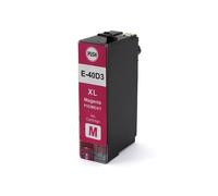 Cartucho de Tinta de Pigmento de inyección de Tinta for Impresora Compatible con 4 Colores T40D1 T40D2 T40D3 T40D4, Compatible con Epson SureColor SC-T2100 SC-T3100 SC-T5100ink(T40D3-Magenta)