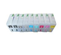 Cartucho de Tinta de Recarga 9 Colores 80 ml con Chip T5801-T5809 Compatible con Epson Stylus Pro 3800 3800C 3880(3880 with Chip)