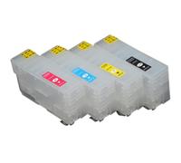 Cartucho de Tinta de Recarga Compatible with Epson SureColor T2100 T3100 T5100 T3100N T3100M T5100N T5100M T2170 T3170 T5170 T40D T40W Sin Chip 4 Unidades