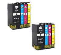 Cartucho de Tinta de Repuesto 35XL Compatible con Tinta Serie WF-4740 WF-4730 WF-4720 WF-4725 para impresoras(8PACK 2SET)