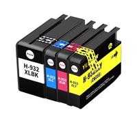 Cartucho de Tinta de Repuesto 4 Colores 932XL 933 932 933XL Compatible con impresoras Officejet 6100 6600 6700 7110 7610 7612