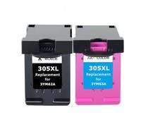 Cartucho de Tinta de Repuesto Compatible con 305XL para impresoras DeskJet 2710 2720 4110 4120 4130 6010 6020 6030 6420(1BK 1COLOR)