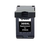 Cartucho de Tinta de Repuesto Compatible con 305XL para impresoras DeskJet 2710 2720 4110 4120 4130 6010 6020 6030 6420(1BLACK)