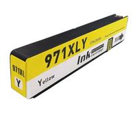 Cartucho de Tinta de Repuesto de Calidad Compatible con impresoras 970XL 971XL Officejet Pro X451dn X451dw X476dn X476dw X551dw X576dw(971 XL Yellow)