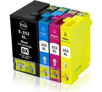 Cartucho de tinta de repuesto para Epson 252XL T252XL, compatible con las impresoras Workforce WF-7620, WF-7710, WF-3640 y WF-3630.