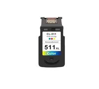 Cartucho De Tinta De Repuesto PG510 CL511 - Compatible con Canon Pg-510 Cl-511 Pg 510 Cl 511 MP250 MP280 IP2700 MP240 MP270 MP480 MX320(1 Color)