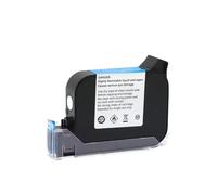 Cartucho de Tinta de solvente Eco JS12 (M) 12. 7 mm Compatible con impresoras de Tinta de Mano adhesión Tinta Seca de Tinta Seca 12 Paquete(JS12(M)-White)