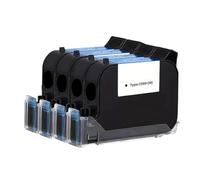 Cartucho de Tinta Eco solvente Compatible 2588 Negro para Impresora codificadora de Fecha de caducidad de inyección de Tinta térmica portátil de 600DPI de 12,7mm(1 Black CARTRIDGES)