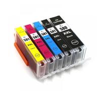 Cartucho de Tinta Einkshop PGI580 580XXL 581XXL Compatible con TR7550 TS6250 TS8350 TS6350 7550 TS 6250 8350 6350 Impresoras(5pcs 1set)
