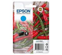 Epson Cartucho de tinta 503 Original Cian Rendimiento estándar 1 pieza