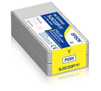 Epson SJIC22P(Y): Ink cartridge for ColorWorks C3500 (yellow)