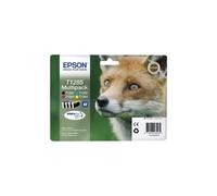 Cartucho de tinta EPSON T1285 Multipack - Paquete de 4 - Negro, Amarillo, Cian, Magenta - Epson DURABrite Ultra