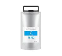 Cartucho de Tinta Europa T8391 T8393 T8394 T8392, Compatible con Epson Workforce Pro WF-R8590 R8590DTWF DTWFC, Bolsa de Tinta pigmentada for Impresora(T8392-Cyan)