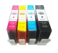 Cartucho de Tinta for HP 655 3525 4615 4625 5525 6520 6525 6625 CZ109AE CZ110AE CZ111AE CA112AE(4pk - BK C M Y)
