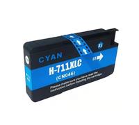 Cartucho de Tinta for HP 711 711 XL for HP 711 711XL for Impresora D-esignJet T120 T520 CZ133A CZ130Z CZ131A CZ132A(Cyan)