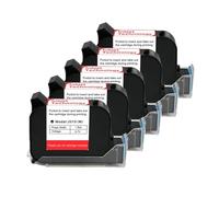 Cartucho de tinta for impresora portátil de 12,7mm, 1-10 Uds., solvente ecológico de secado rápido, cartucho de tinta negra for impresora de inyección de tinta térmica de 600DPI para texto, código de