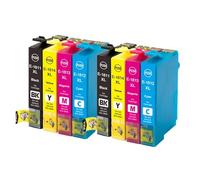 Cartucho de Tinta for impresoras Epson T18 XL, T18XL, 1811-1814, XP302, XP102, 202, 305, 405, 205, 302, 402 y 415(2SET)