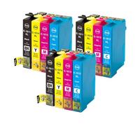 Cartucho de Tinta for impresoras Epson T18 XL, T18XL, 1811-1814, XP302, XP102, 202, 305, 405, 205, 302, 402 y 415(3SET)