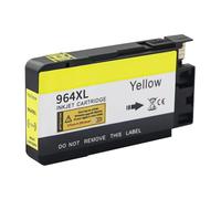 Cartucho de Tinta for impresoras HP 964, 964XL y Off-IceJet Pro 9010, 9012, 9013, 9014, 9015, 9016, 9018, 9022, 9023, 9026, 9027, 9028, 9020, 9019 y 9025(1PC-Y)