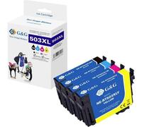 Cartucho de tinta G&G GP-E503XLBKCMY-4P-R compatible Epson 503XL pack 4 colores XL