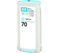 Cartucho de tinta HP 70 cian claro de 130 ml