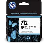Cartucho de tinta - HP - 712 - 80 ml - Negro - Alta capacidad - Compatible con DesignJet T650/T630/T250/T230