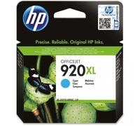 Cartucho de tinta HP 920XL Cian Alta Capacidad Original para OfficeJet
