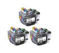 Cartucho de Tinta LC-421 LC421XL Compatible con Brother, DCP-J1050DW DCP-J1140DW DCP-J1800DW MFC-J1010DW reemplazo de Impresora(3BK - 3C - 3M - 3Y)