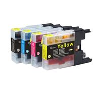 Cartucho de Tinta LC1220/LC1240 Compatible con impresoras Brother MFC-J430W, J5910DW, J625DW, J6510DW, J6710DW, J825DW; DCP-J725DW, J925DW.(1Set)