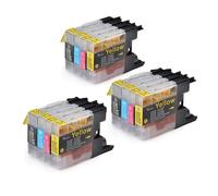 Cartucho de Tinta LC1220 LC1240 LC1280 LC73 LC75 LC12 for B-Rother MFC J430W J825DW J5910DW J625DW J6510DW J6710DW J6910DW(3 Set)