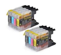 Cartucho de Tinta LC1220 LC1240 LC1280 LC73 LC75 LC12 for B-Rother MFC J430W J825DW J5910DW J625DW J6510DW J6710DW J6910DW(2 Set)