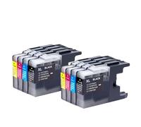 Cartucho de Tinta LC1240 LC1220 Compatible con B-Rother MFC-J430W J5910DW MFC-J625DW J6510DW MFC-J6710DW J825DW DCP-J725DW J925DW(2set-4color)