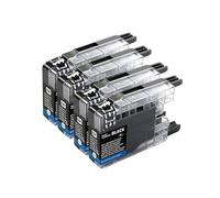 Cartucho de Tinta LC1240 LC1220 XL Compatible con Brother, for Impresora de inyección de Tinta MFC-J430W J5910 MFC-J625 J6510DW MFC-J6710DW J925DW(4pcs Black)