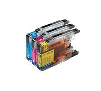 Cartucho de Tinta LC1240 LC1220 XL Compatible con Brother, for Impresora de inyección de Tinta MFC-J430W J5910 MFC-J625 J6510DW MFC-J6710DW J925DW(3pcs Color)