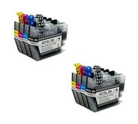 Cartucho de Tinta LC401 XL LC401XL Compatible con Impresora J1010DW J1012DW J1170DW J5340DW J5345DW(2 Set(8PC))