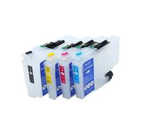 Cartucho de Tinta LC404 de 4 Colores con Chip, Compatible con Brother MFC-J1205W, MFC-J1215W, J1205 y J1215.