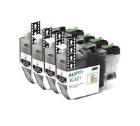 Cartucho de Tinta LC421XL LC 421 Compatible con Brother DCP-J1050DW, DCP-J1140DW, DCP-J1800DW y MFC-J1010DW.(4pcs Black)
