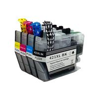 Cartucho de Tinta LC421XL LC421 421XL Compatible con Brother DCP-J1050DW MFC-J1010DW DCP-J1140DW(1set)