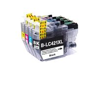 Cartucho de tinta LC421XL LC421 Compatible con capacidad para impresora DCP-J1050DW MFC-J1010DW DCP-J1140DW(1 SET)