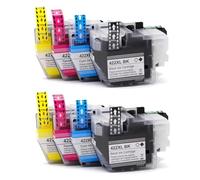Cartucho de Tinta LC422XL de Capacidad Compatible con impresoras MFC-J5340DW MFC-J6940DW MFC-J5740DW MFC-J5345DW J6540DW(LC422XL-4Color 2set)
