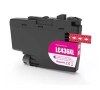 Cartucho De Tinta LC436XL, Impresoras Compatible con Brother MFC-J4340DW, J4440DW, J4540DW, J5855DW, J5955DW, J6555DW, J6955DW Y J6957DW.(LC436XL 1PCS M)