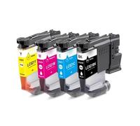Cartucho de Tinta LC521 LC-521 Compatible con Impresora Brother DCP-J11260W J1310DW J1313DW J1360DW J1460DW-4 Colores(1SET BK C M Y)