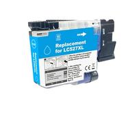 Cartucho de Tinta LC527 LC527XL LC-527XL LC-527, Compatible con Brother LC527 LC527XL for Cartucho de Tinta de Impresora MFC-J4350DW MFC-J4550DW(1PC LC527XL Cyan)