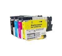 Cartucho de Tinta LC527XL, Compatible con Brother | Impresora MFC-J4350DW,MFC-J4550DW,MFC-J6760DW,MFC-J6960DW(4colors)