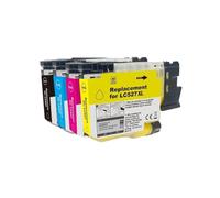 Cartucho de Tinta LC527XL, Compatible con Brother | Impresora MFC-J4350DW,MFC-J4550DW,MFC-J6760DW,MFC-J6960DW(4colors)